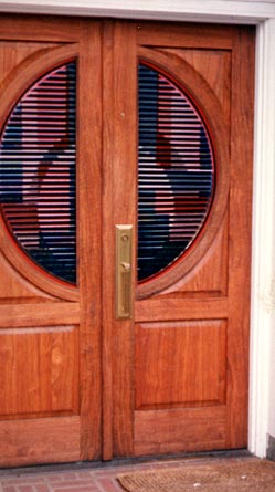 Entry doors with glass by Ray Ahlgren