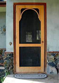 door and screen door